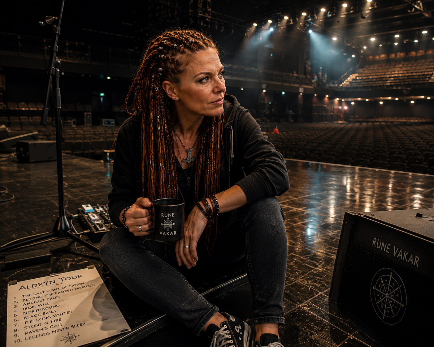 Liv Skovgaard vor einer Show