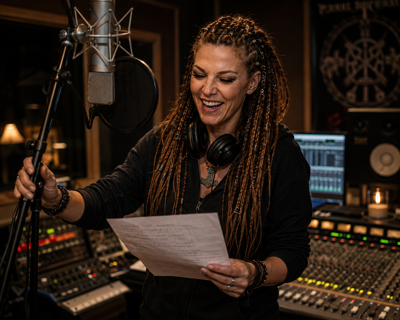 Liv Skovgaard im Studio