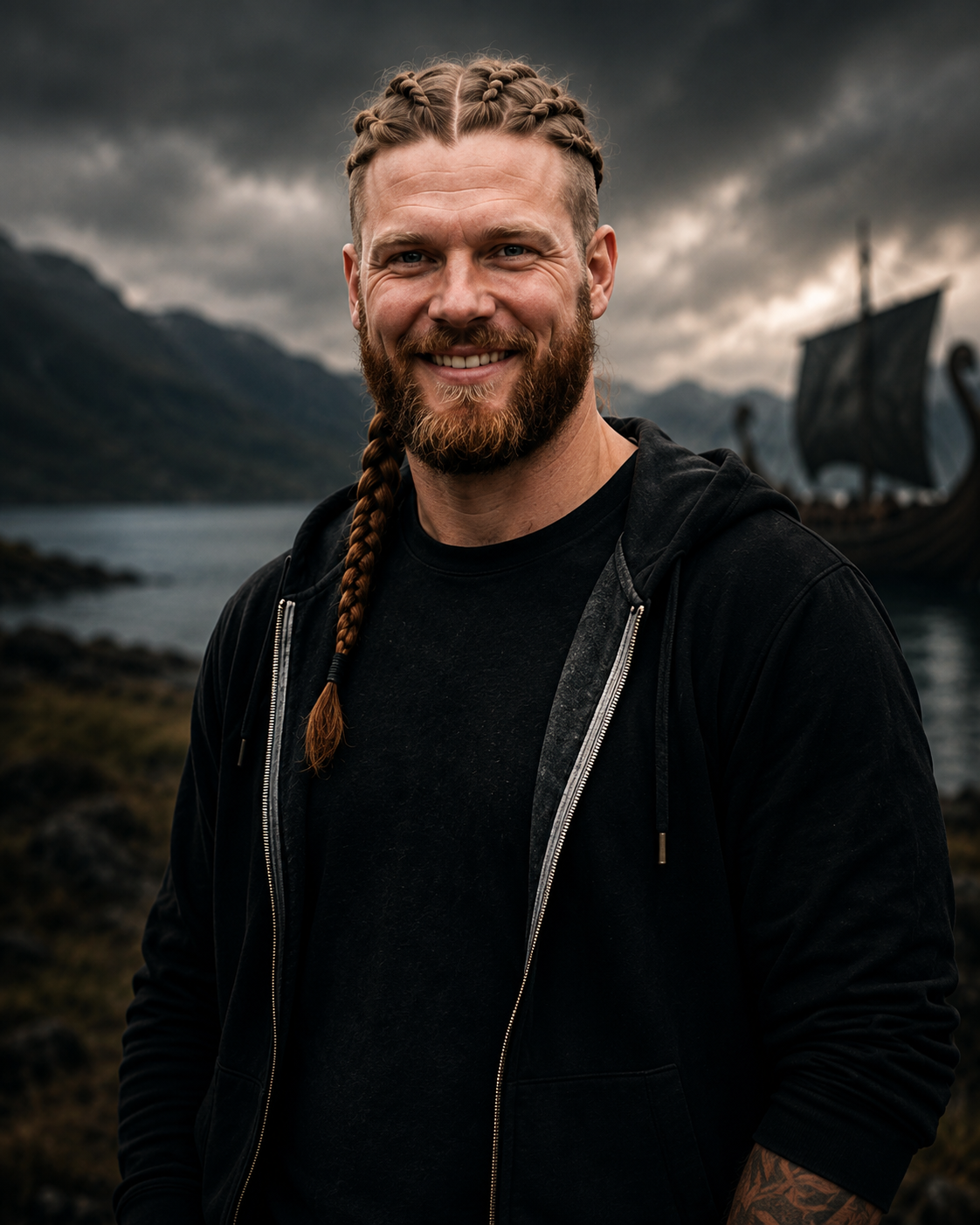Erik Haldor am Fjord